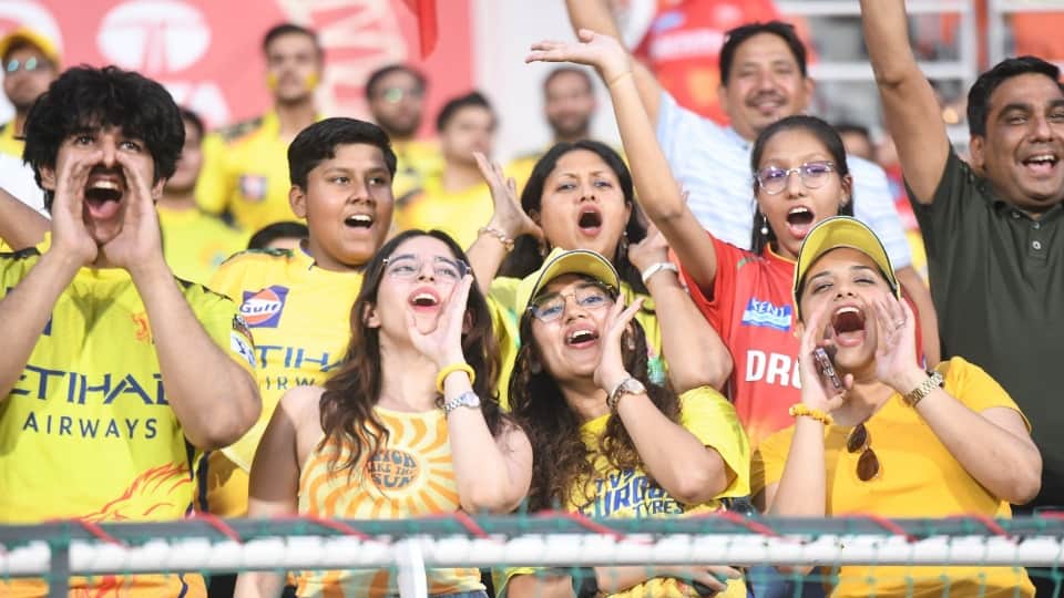 IPL 2025 Punjab Kings and CSK match in New Chandigarh see photos