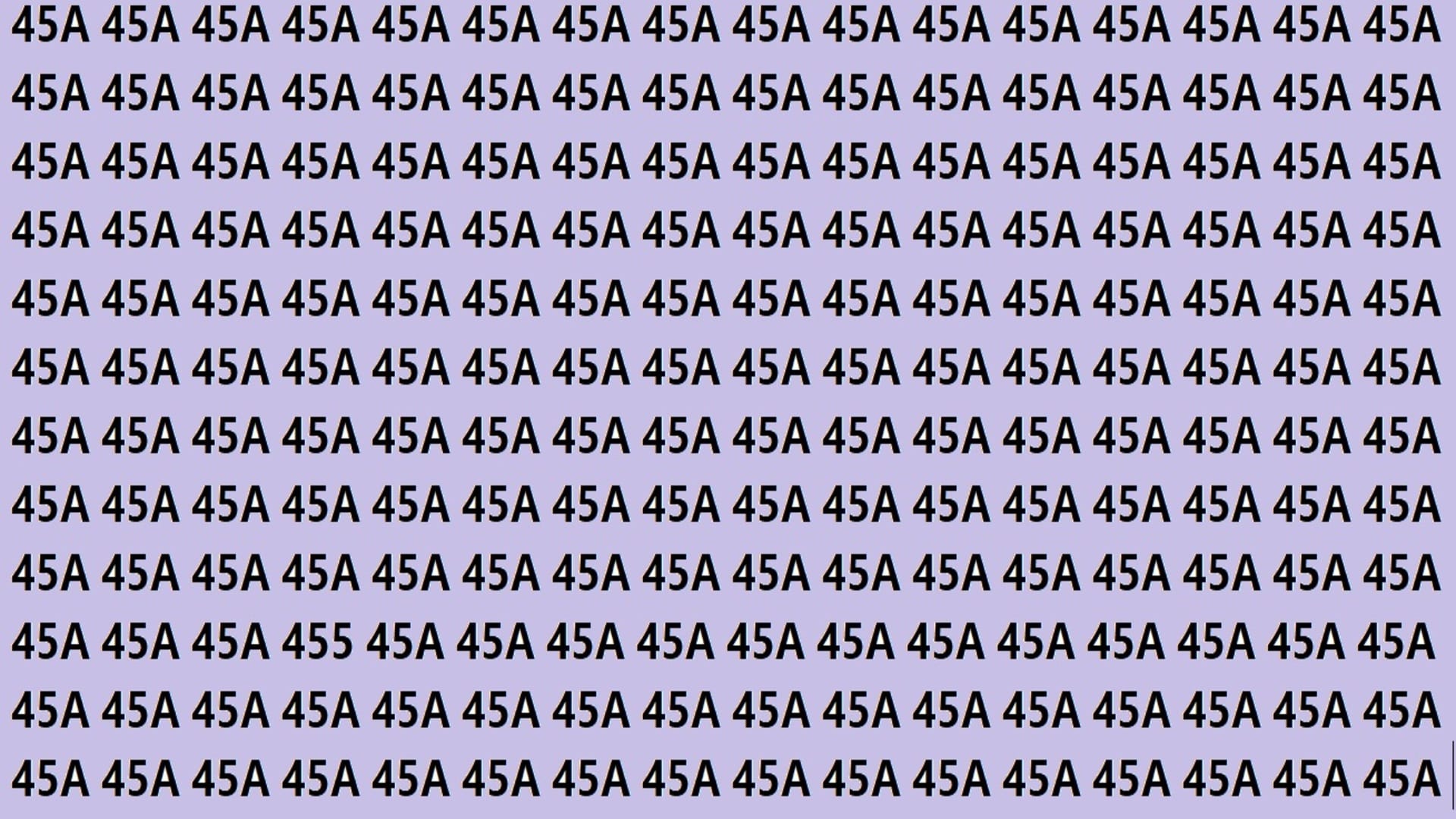 Optical Illusion Iq Test Brain Test If You Have Hawk Eyes then Find 455 in 15 Seconds