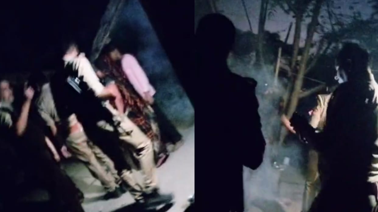 Amethi: Video of police brutality goes viral, women were abused and pushed around.