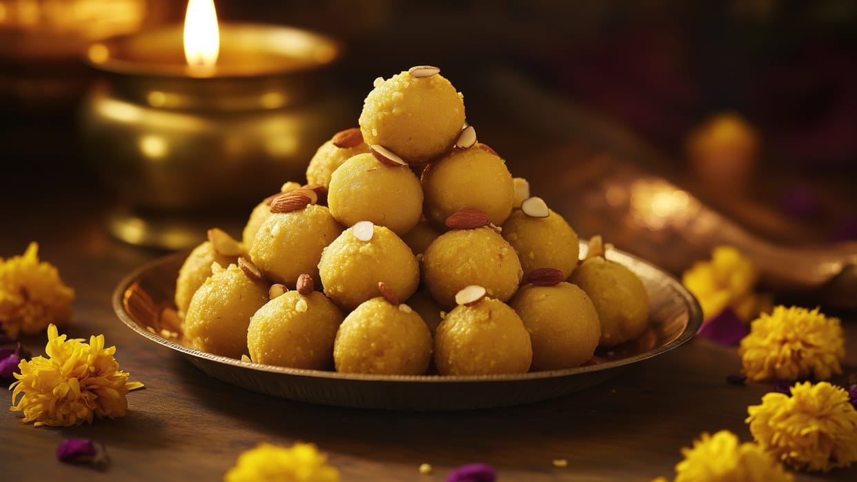 hanuman janmotsav Special Besan Ke Laddoo Recipe and method in Hindi  jaane besan laddu banane ki vidhi