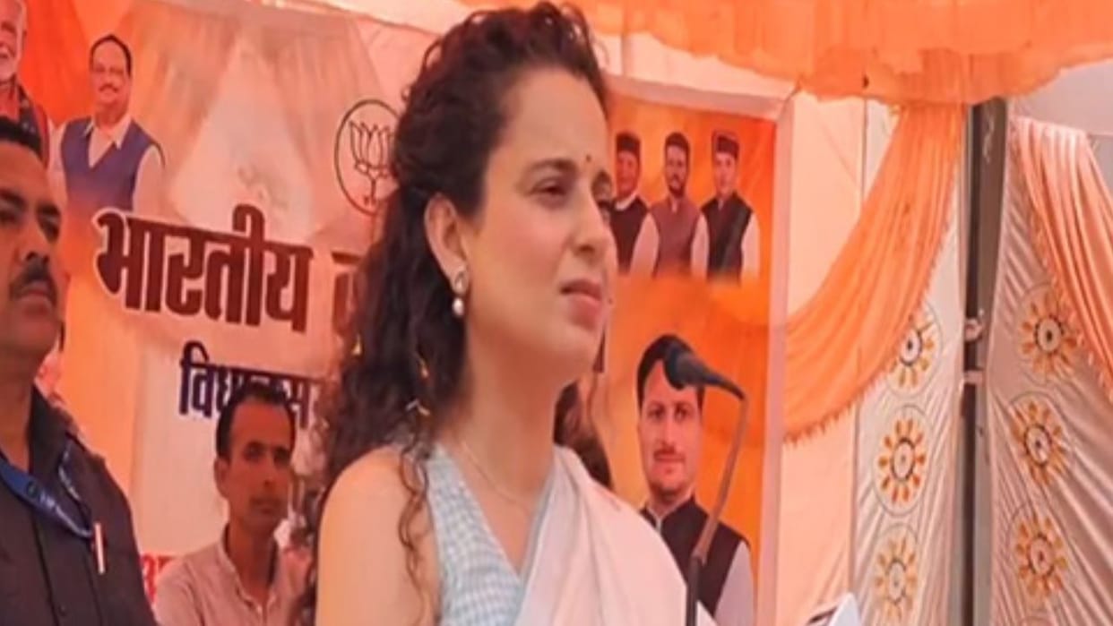 BJP MP Kangana Ranaut said there may be a stain on the moon but not a single one on PM Modi