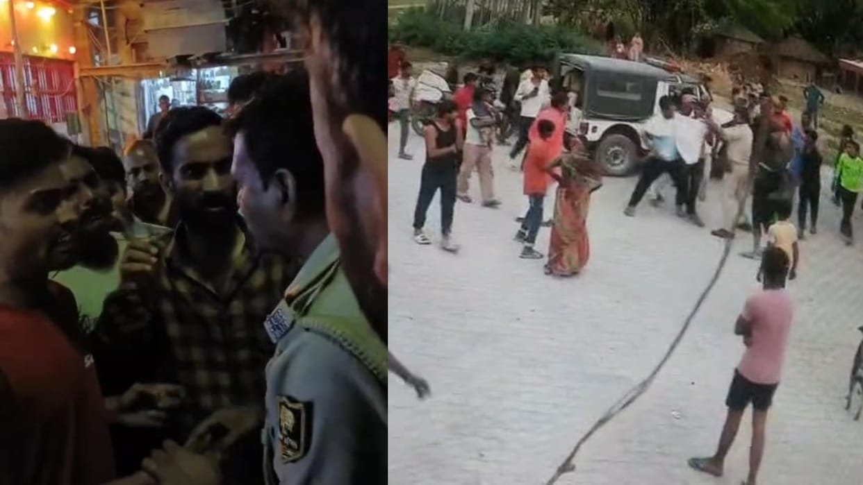 Bihar News : Bihar Police attacked viral video siwan bihar police purnea news
