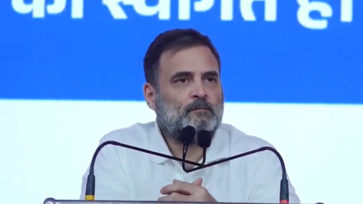 Gujarat AICC session 2025 Ahmedabad Gujarat rahul gandhi cast census narendra modi
