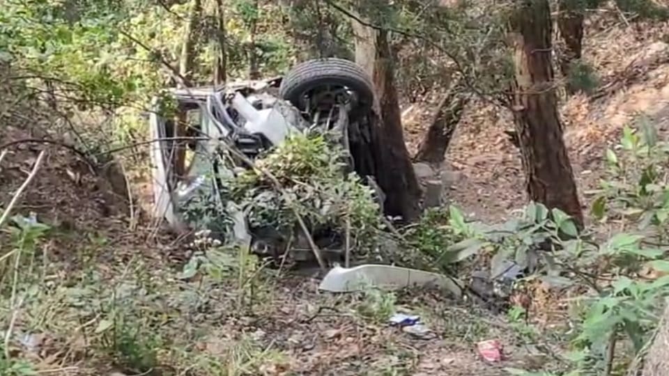 Woman dies after Scorpio falls into a deep ditch in bhowali marg
