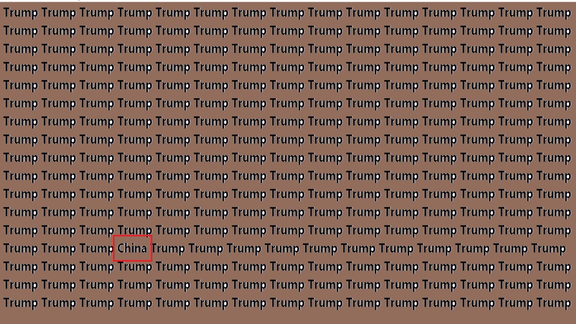 Optical Illusions There Are Trump China in This Optical Illusion Can You Find the China