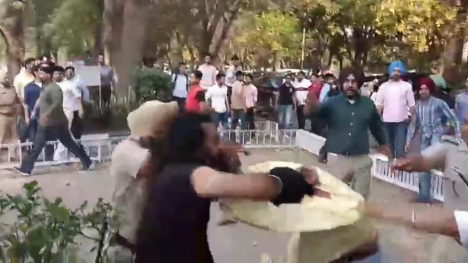 Clash between students groups in Punjab University Chandigarh see video