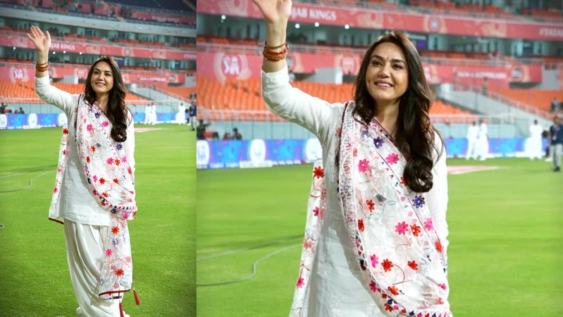 ipl 2025 Punjab Kings owner Preity Zinta photos viral on social media