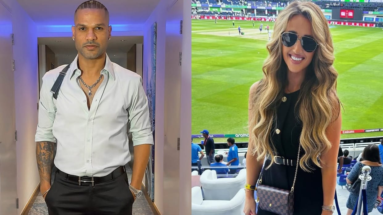 Shikhar Dhawan spotted with rumored girlfriend Sophie Shine amid dating speculations video goes viral