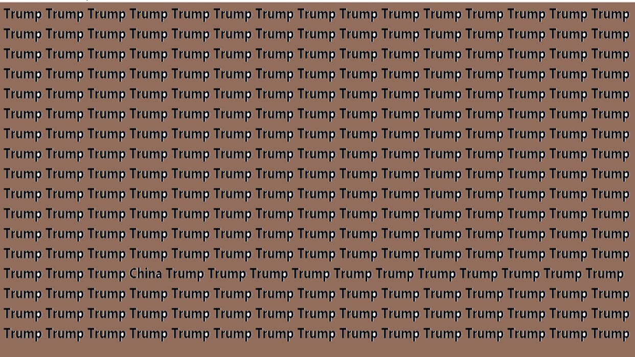 Optical Illusions There Are Trump China in This Optical Illusion Can You Find the China