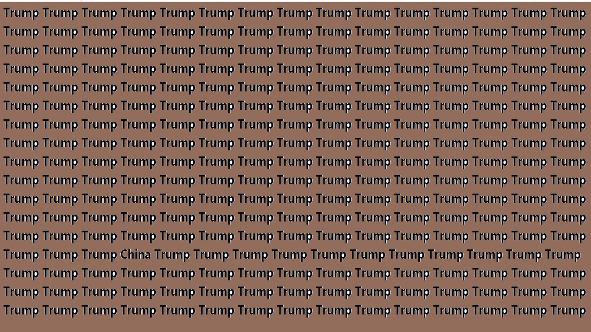 Optical Illusions There Are Trump China in This Optical Illusion Can You Find the China