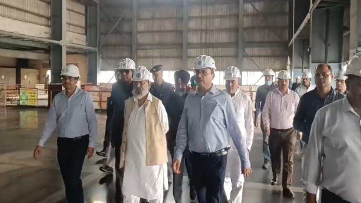 Energy Minister Anil Vij inspected Deen Bandhu Chhotu Ram Thermal Plant in Yamunanagar