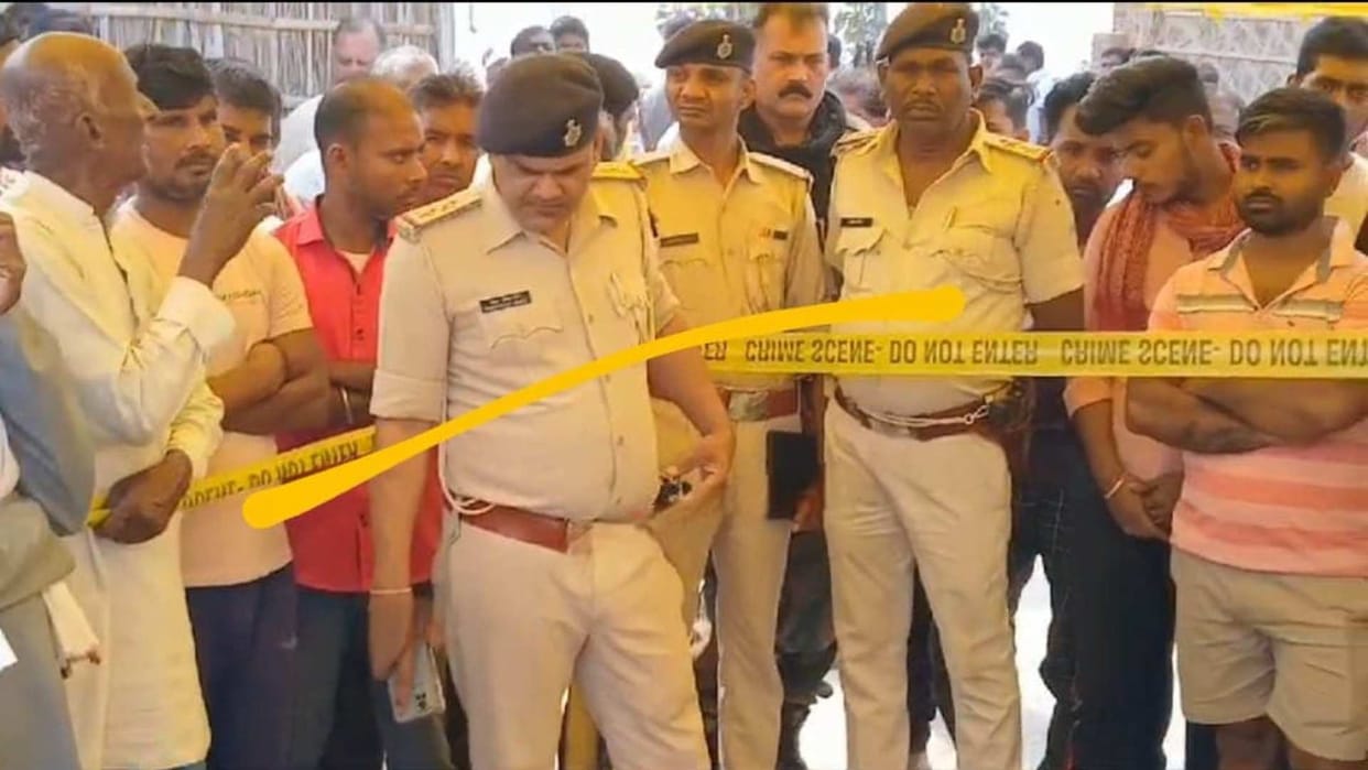 Bihar News : Son-in-law killed father-in-law murder case dispute with husband wife muzaffarpur bihar police