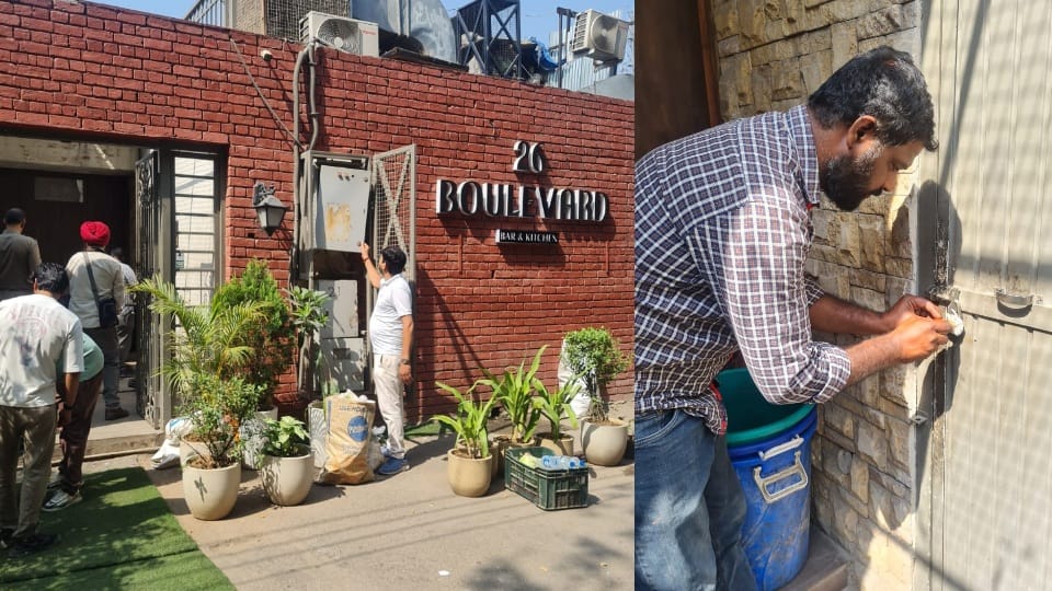 Sector 26 Boulevard Restaurant in Chandigarh sealed