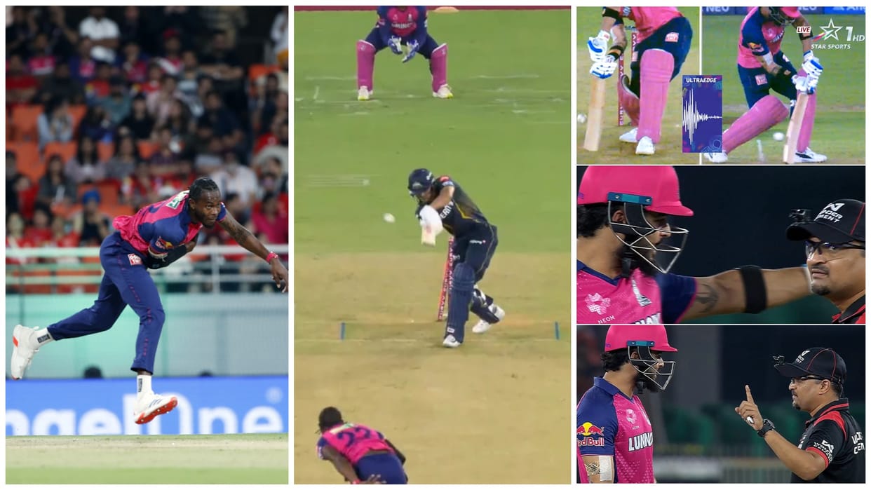 IPL 2025: Fans Trolls Shubman Gill after he clean bowled by Jofra Archer, Controversy over Riyan Parag wicket