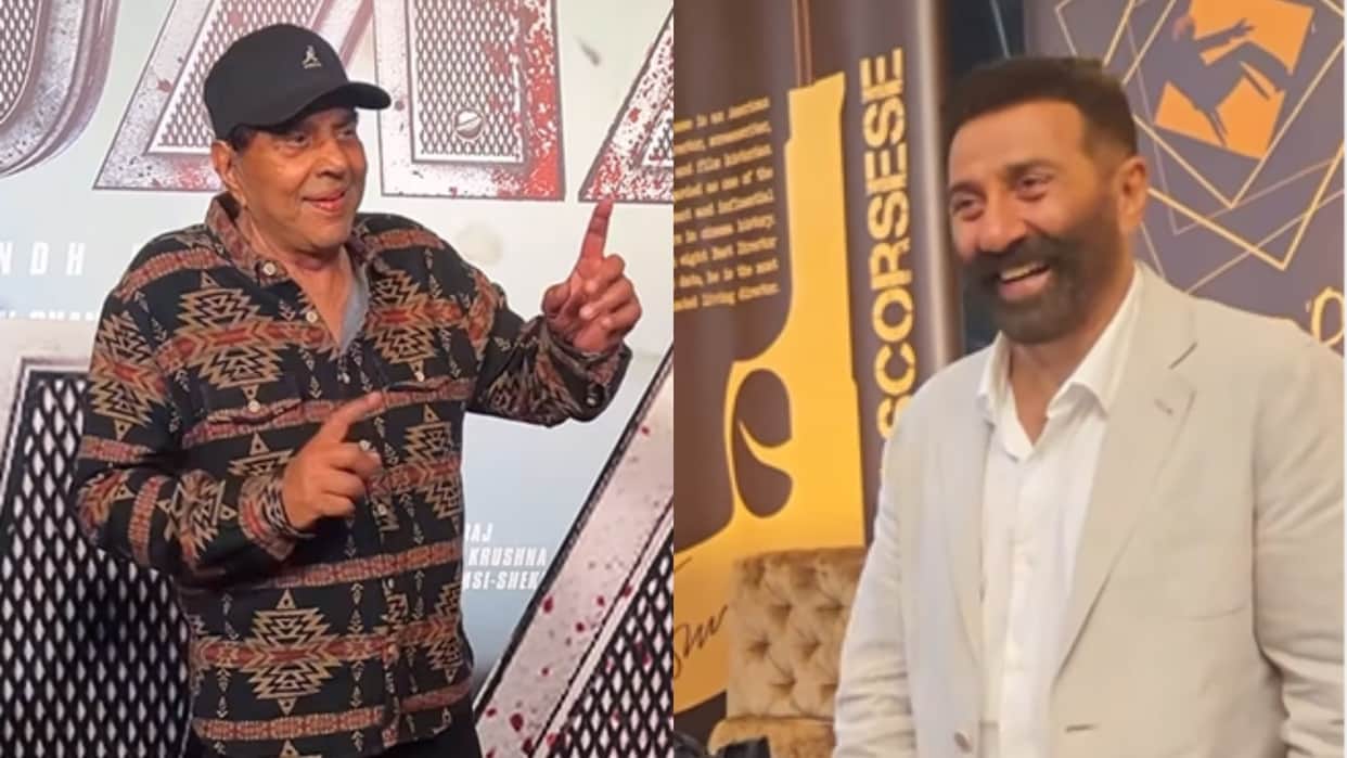 Sunny Deol Film Jaat Screening Dharmendra Urvashi Rautela Attend Event