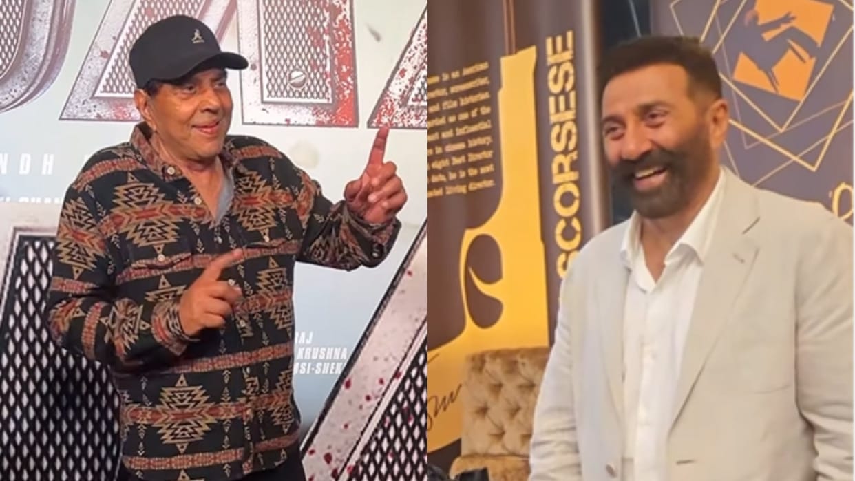 Sunny Deol Film Jaat Screening Dharmendra Urvashi Rautela Attend Event