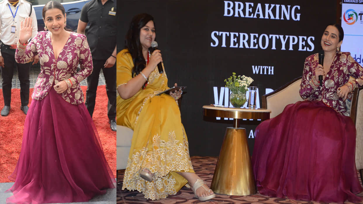 Actress Vidya Balan attended FICCI FLO's talk show, said I want to play the character of Sunita Williams