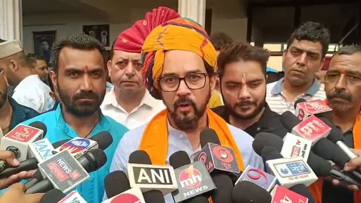 MP Anurag Thakur On Congress Prem Kumar Dhumal Birthday