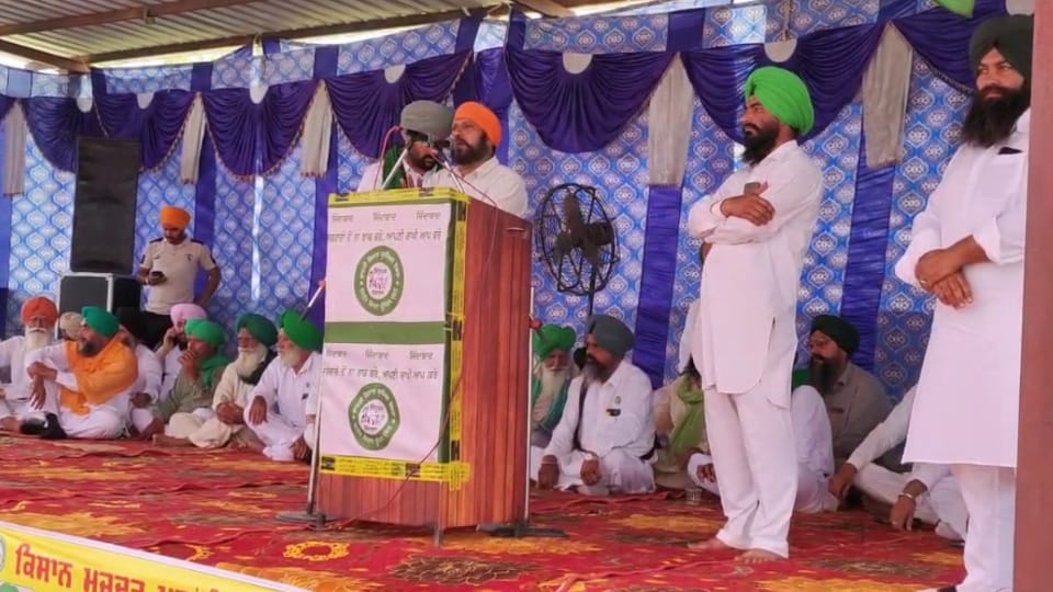 Farmers Mahapanchayat in Amritsar Farmer leader Jagjit Singh Dallewal