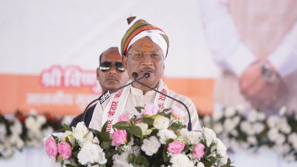 Chief Minister Vishnudev Sai performed worship in Khallari