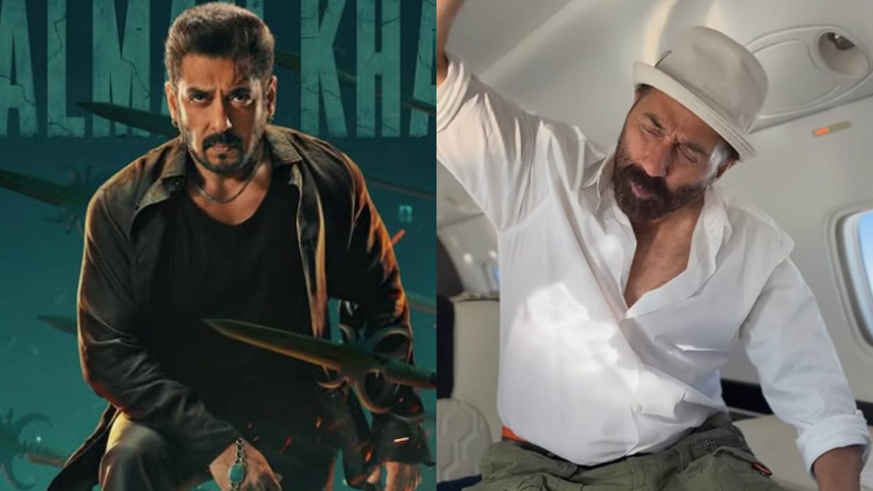 Sikandar star Salman Khan shares Jaat Movie Actor sunny deol Video enjoying food in flight netizens reacts