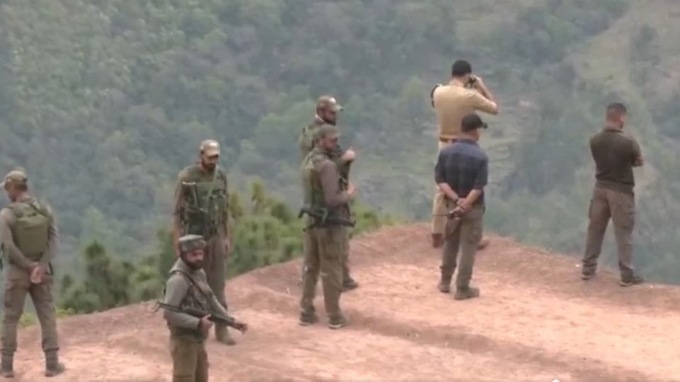 Search operation of security forces continues in Marta village of Ramnagar