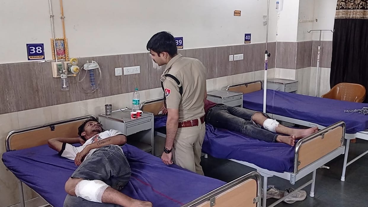 Encounter between police and criminals in Kurukshetra: accused had come to demand ransom from