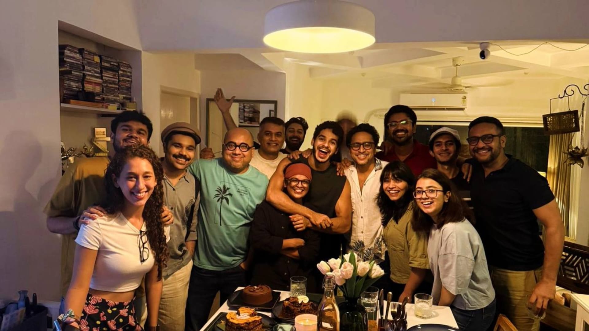 Neeraj Ghaywan Home Bound team celebrates Selected Cannes 2025 with ishaan khatter Vishal jethwa Somen Mishra