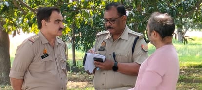 Murder in Meerut: woman was murdered in Bhavanpur, body was buried by digging a pit in a orchard