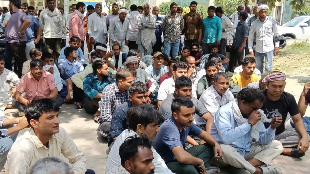 Hit and Run: Family members of deceased youths protested in hospital, there was scuffle with Panipat Police