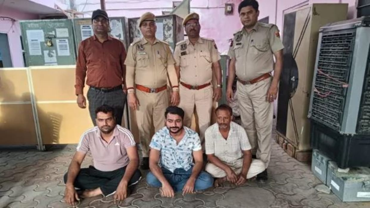 Jaipur News: Three arrested for threatening to kill a jail guard, police brought them from Puducherry