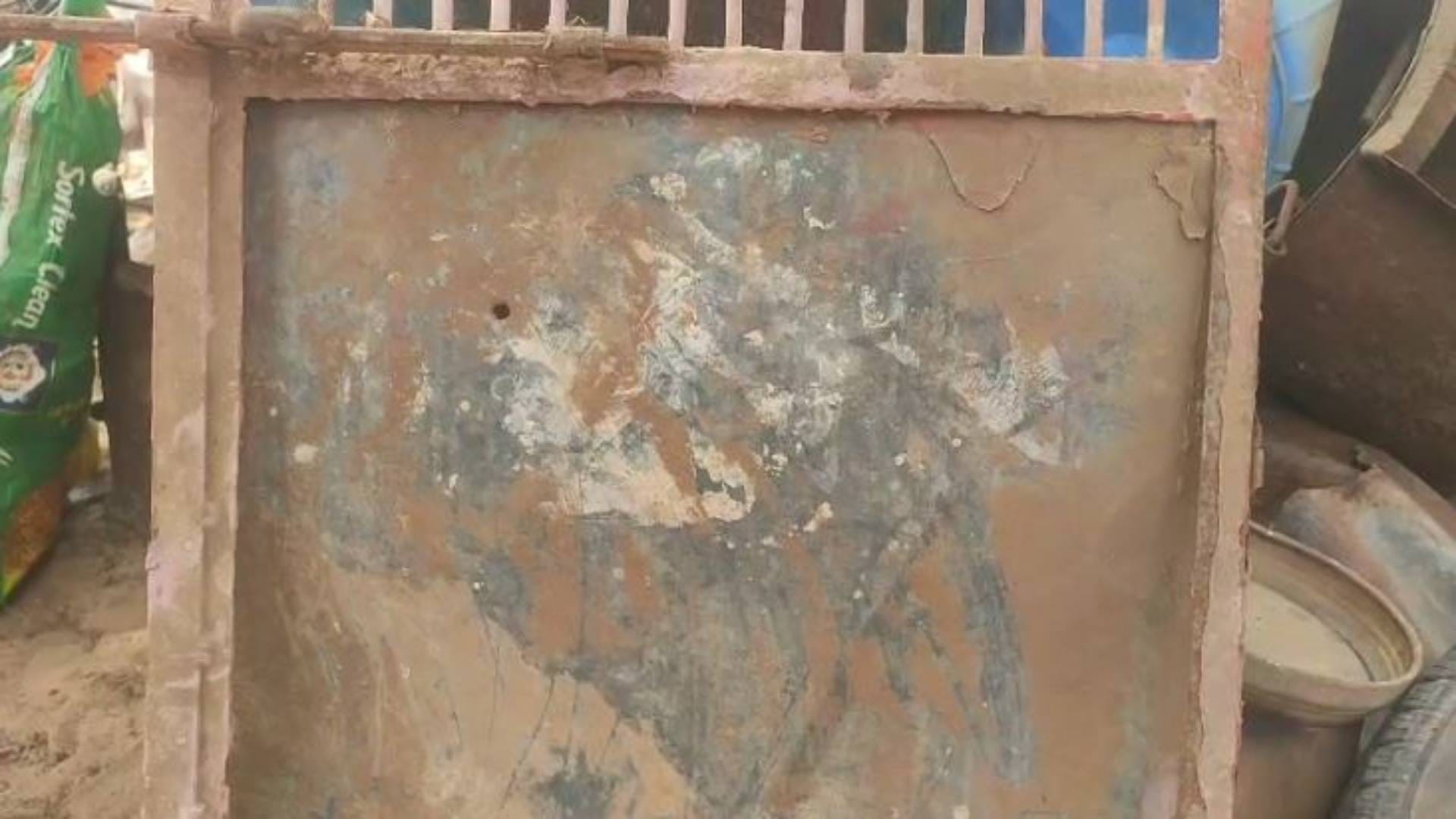 Bikaner Hanuman Jayanti Here a real bullet hit feet of Bajrangbali There were marks on his feet