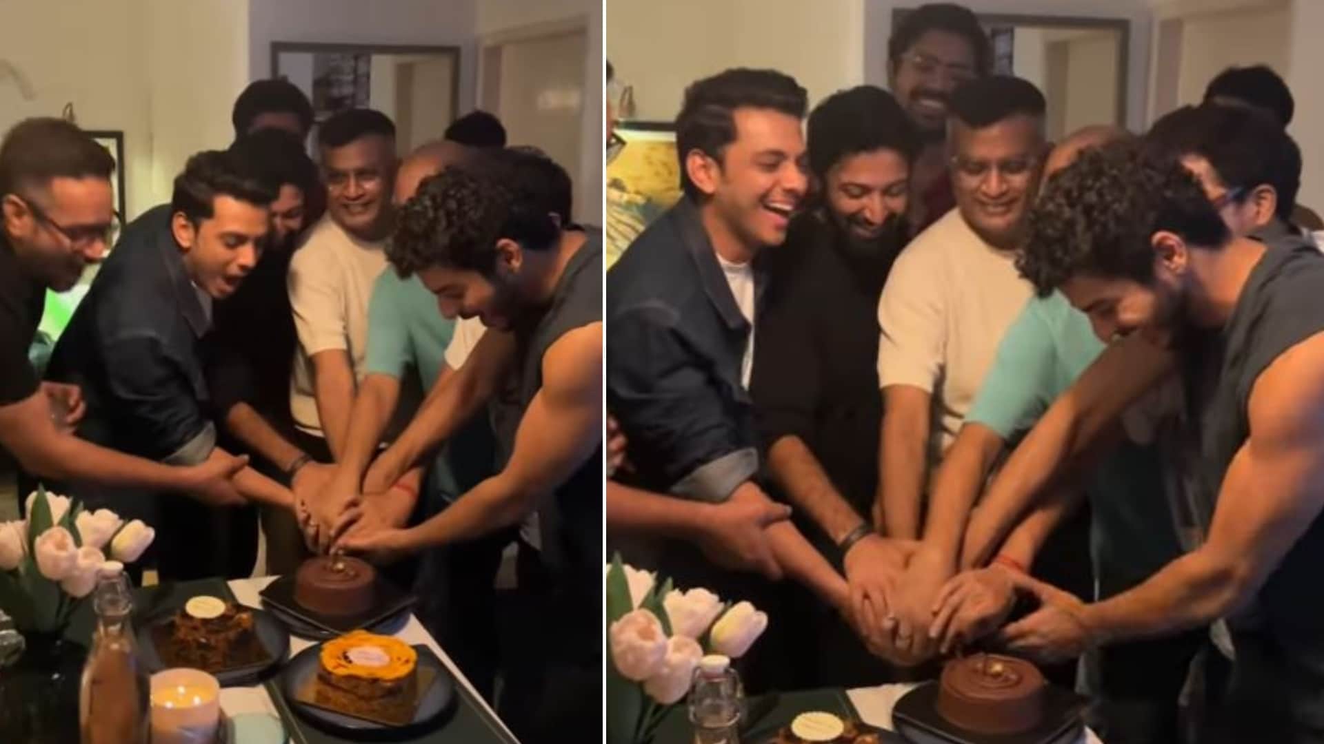 Neeraj Ghaywan Home Bound team celebrates Selected Cannes 2025 with ishaan khatter Vishal jethwa Somen Mishra