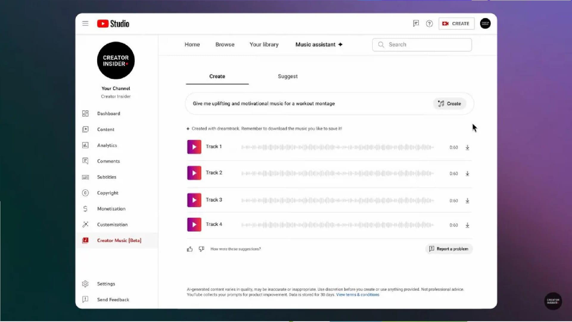 YouTube Is Upgrading Creator Music With AI Powered Music Generation Feature
