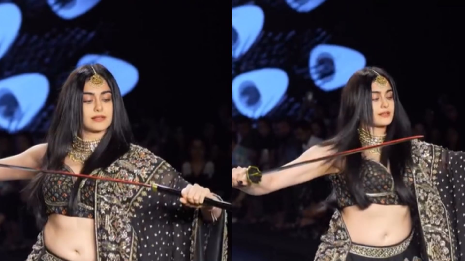 Adah Sharma Stuns on Ramp with a Sword in Hand  Fans Left Speechless details Inside