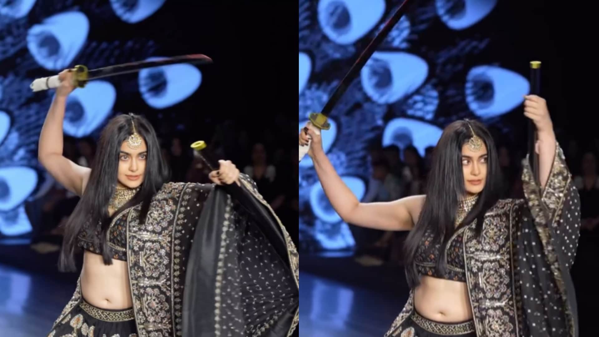 Adah Sharma Stuns on Ramp with a Sword in Hand  Fans Left Speechless details Inside