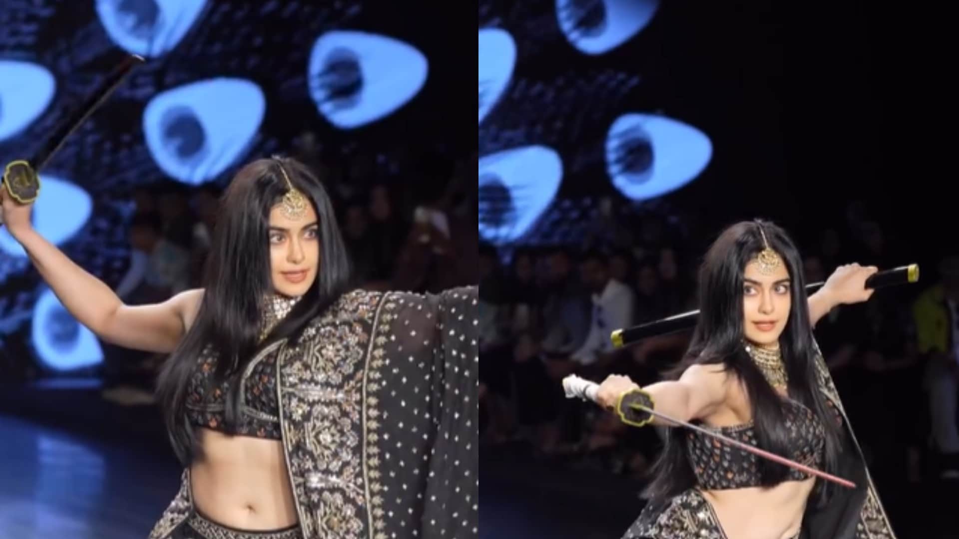 Adah Sharma Stuns on Ramp with a Sword in Hand  Fans Left Speechless details Inside
