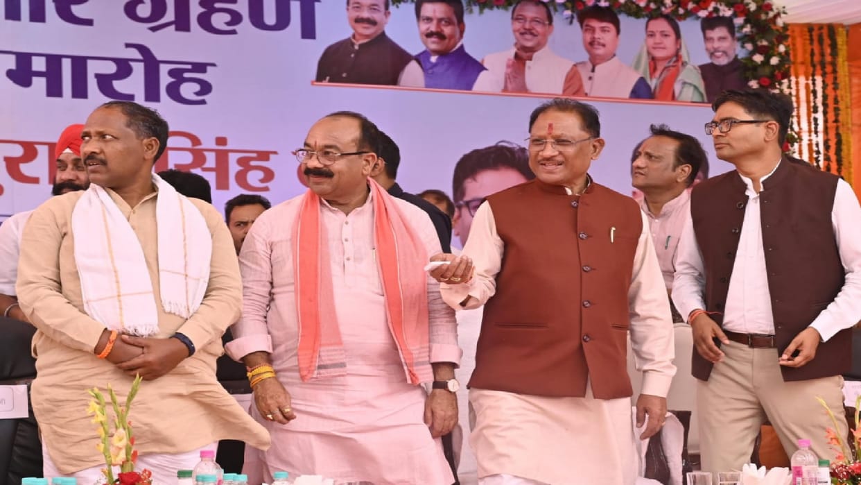 CM vishnudeo Sai inaugurated projects worth Rs 670 crore of Chhattisgarh Housing Board