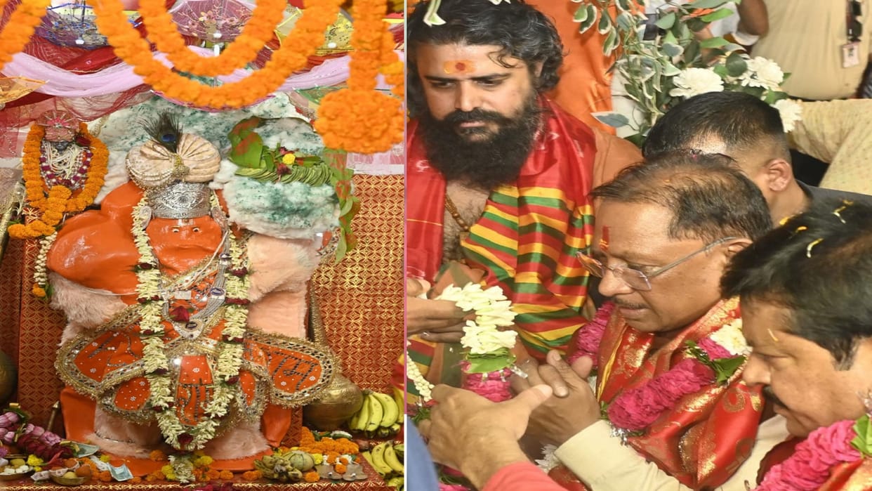 CG Chief Minister Sai performed puja on Hanuman Jayanti, wishes happiness and prosperity for people of state