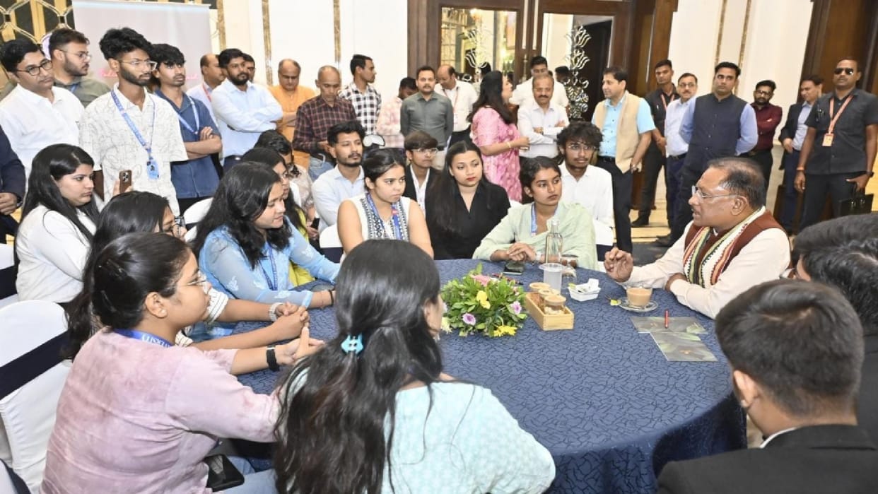 CM Sai participated in Vichar for Viksit Chhattisgarh program, interact with the youth in chhattisgarh