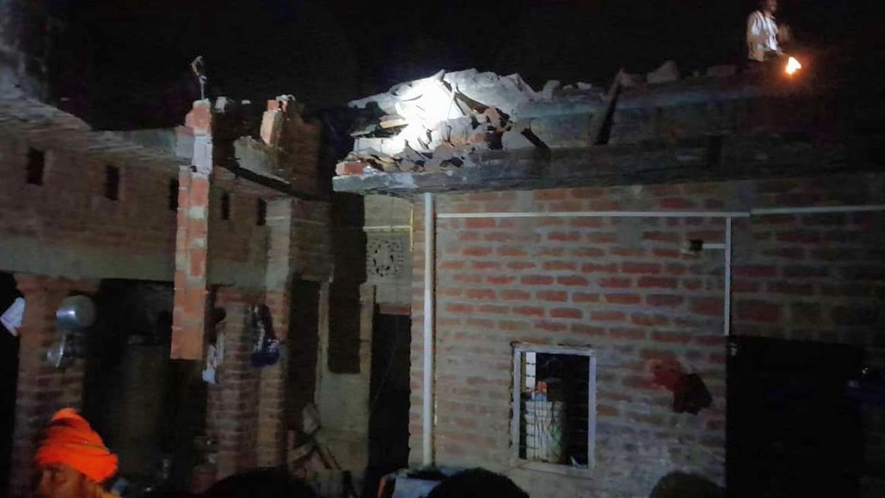 house collapsed due to explosion two brothers blown to pieces in budaun
