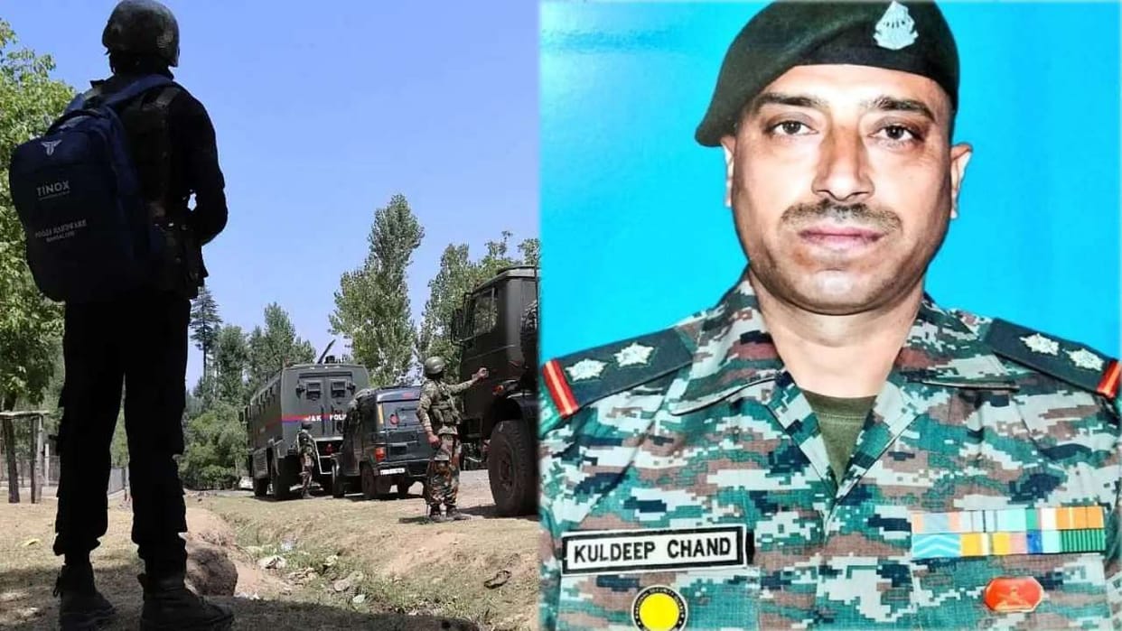 jammu kashmir akhnoor sector subedar kuldeep chand martyred in terrorist encounter near loc