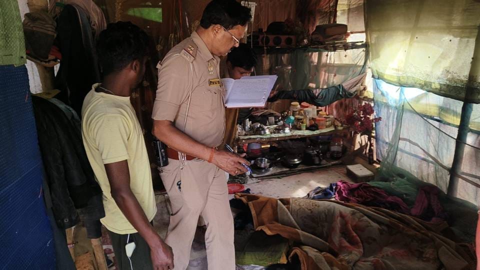 young man killed his wife and child In Ayodhya Police searching for accused