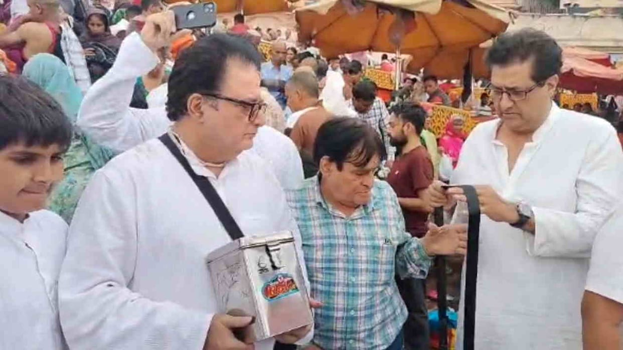 Actor Manoj Kumar ashes immersed at Har ki Pauri Haridwar Uttarakhand news