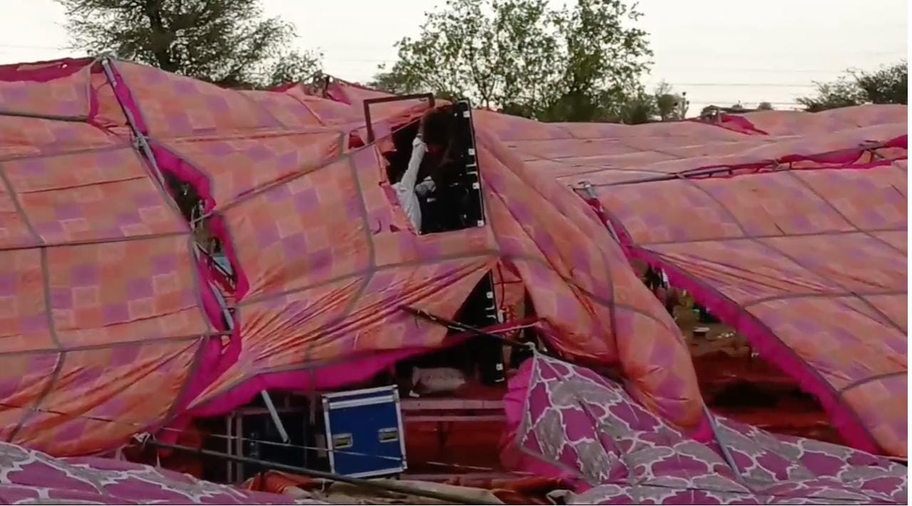 Pandit Pradeep Mishra six Katha pandals Collapse In four years many injured and one dead