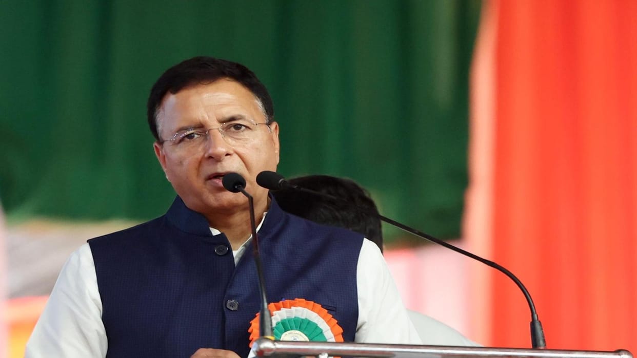 Randeep Surjewala slam Saini govt in Kaithal