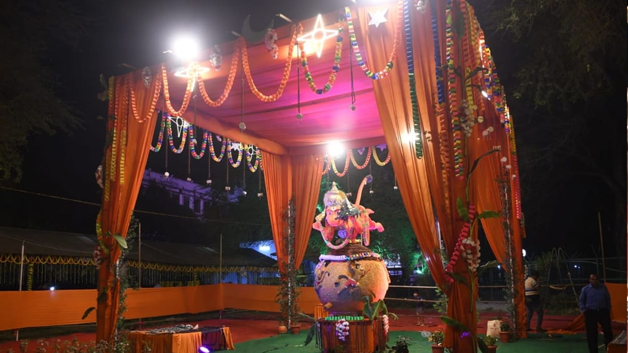 Sankat Mochan Music Festival Goswami Tulsidas and Ram-Sita Tableau will be decorated
