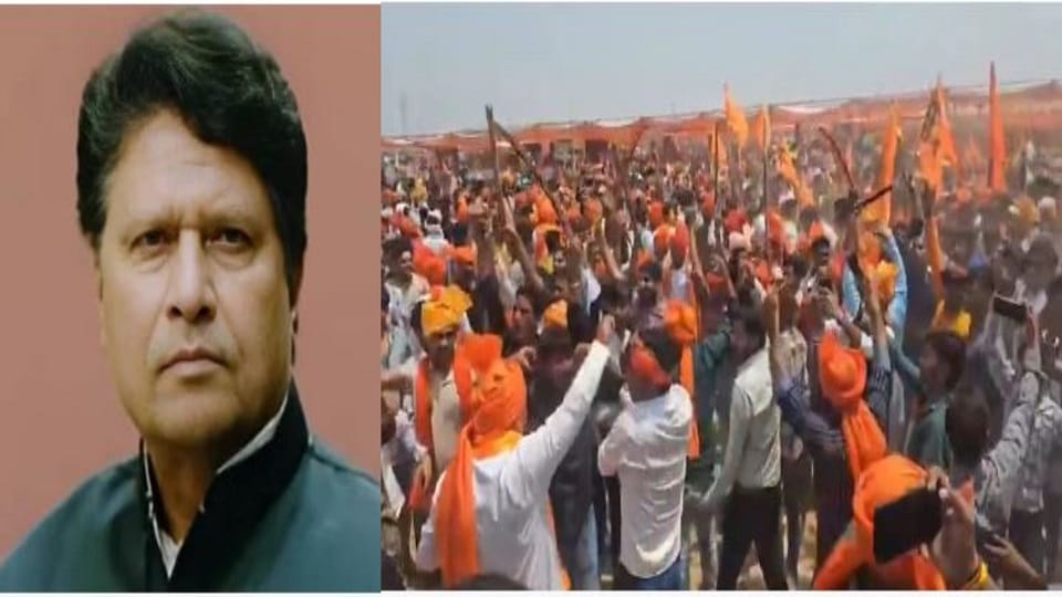 Karni Sena organized rakt swabhiman sammelan in sp mp ramji lal suman Rana Sanga controversy