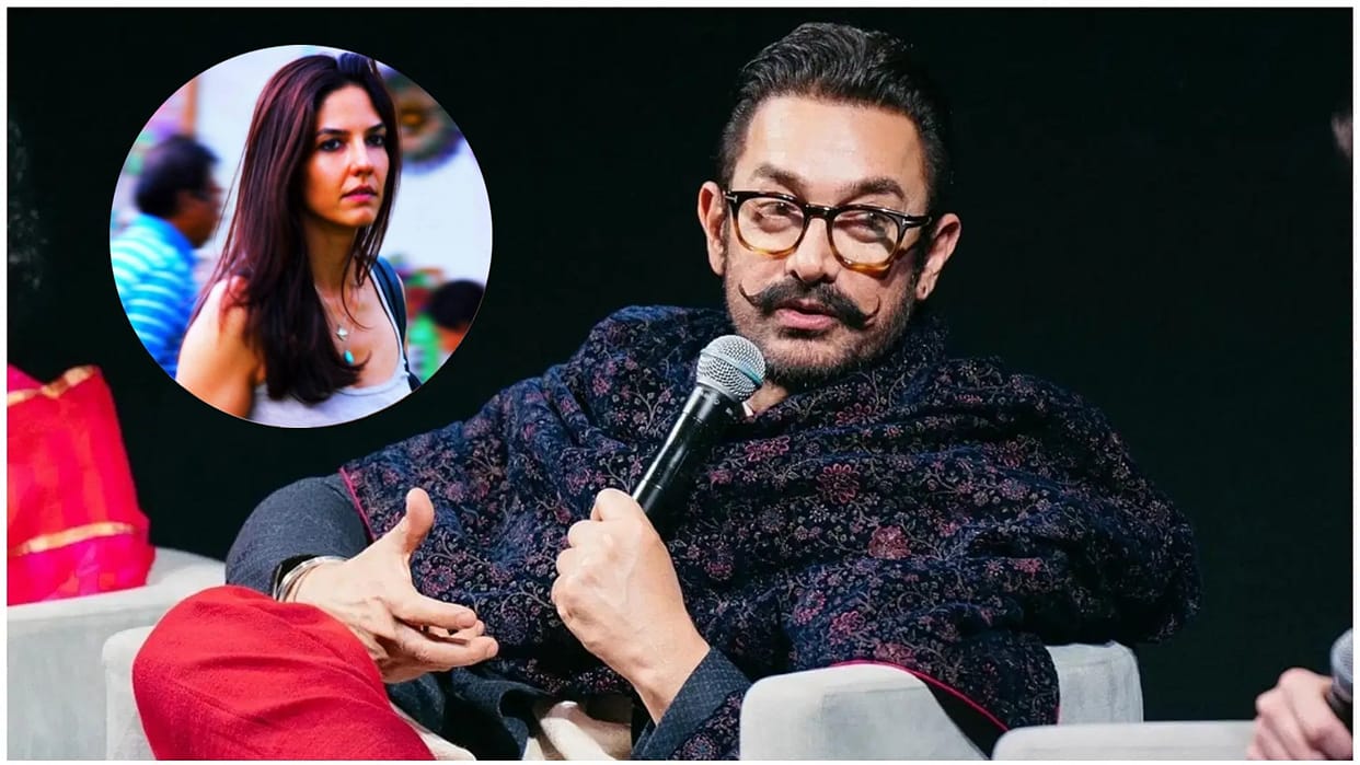Bollywood actor Aamir khan seen with his girlfriend gauri spratt and holding her hand