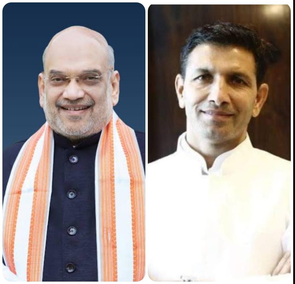 Bhopal: PPC chief asked 10 questions about law and order in the state to Union Home Minister Amit Shah who was